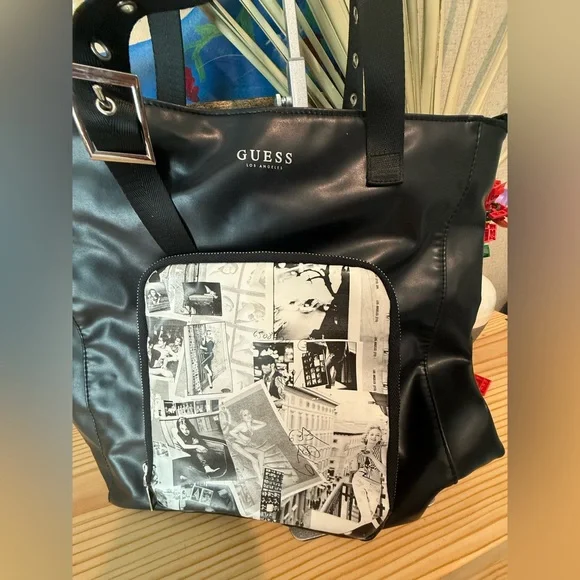 Guess limited edition tote bag with a removable pouch. - Picture 4 of 6